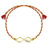 Infinity Love 18k Gold Finish Silver Rakhi for Brother – 925 Silver