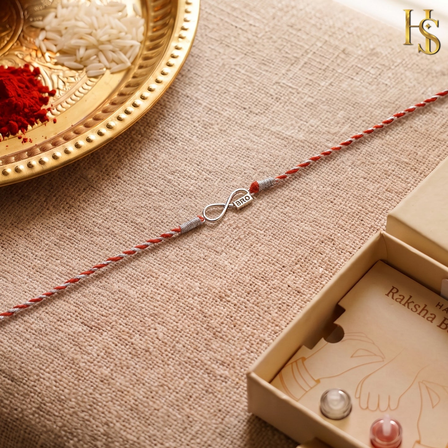 Timeless Bro Silver Rakhi for Brother – 925 Silver