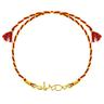 Stylish Heart 18k Gold Finish Silver Rakhi for Brother – 925 Silver