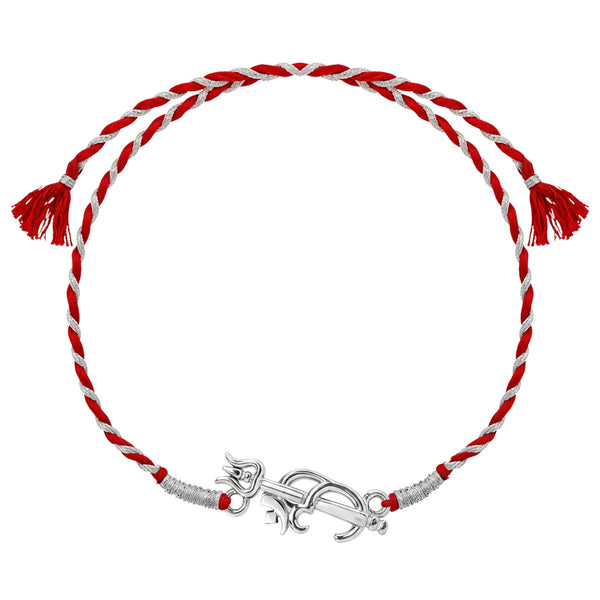 Om Trishul Silver Rakhi for Brother – 925 Silver