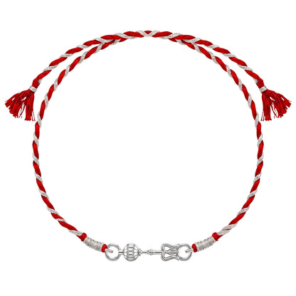 Trishul Rakhi For Boys & Men in 92.5 Sterling Silver