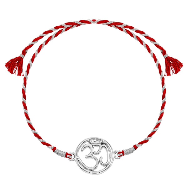 Om Silver Rakhi for Brother – 925 Silver