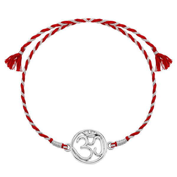 Om Silver Rakhi for Brother – 925 Silver