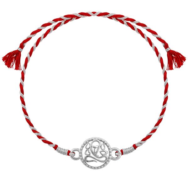 Vigneshwara Silver Rakhi for Brother – 925 Silver