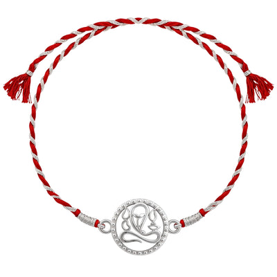 Vigneshwara Rakhi For Boys & Men in 92.5 Sterling Silver