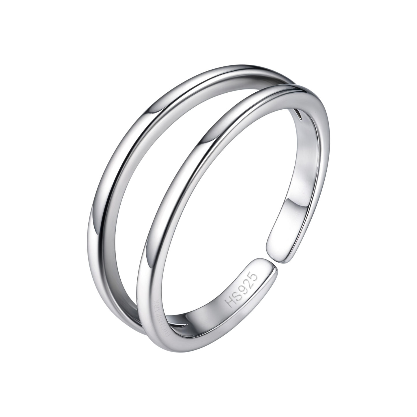Classic Double Band Toe Ring - Band Ring - 925 Sterling Silver - 1 Piece