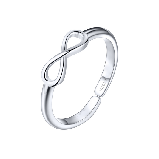 Eternal Infinity Toe Ring - Band Ring - 925 Sterling Silver - 1 Piece