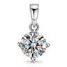 Classic Solitaire Pendant (8mm) in 925 Sterling Silver