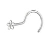 Floral Nose Pin, Daisy Delight Design in 925 Sterling Silver