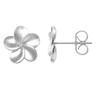 Silver Studs with Floral Swirl Design in 925 Sterling
