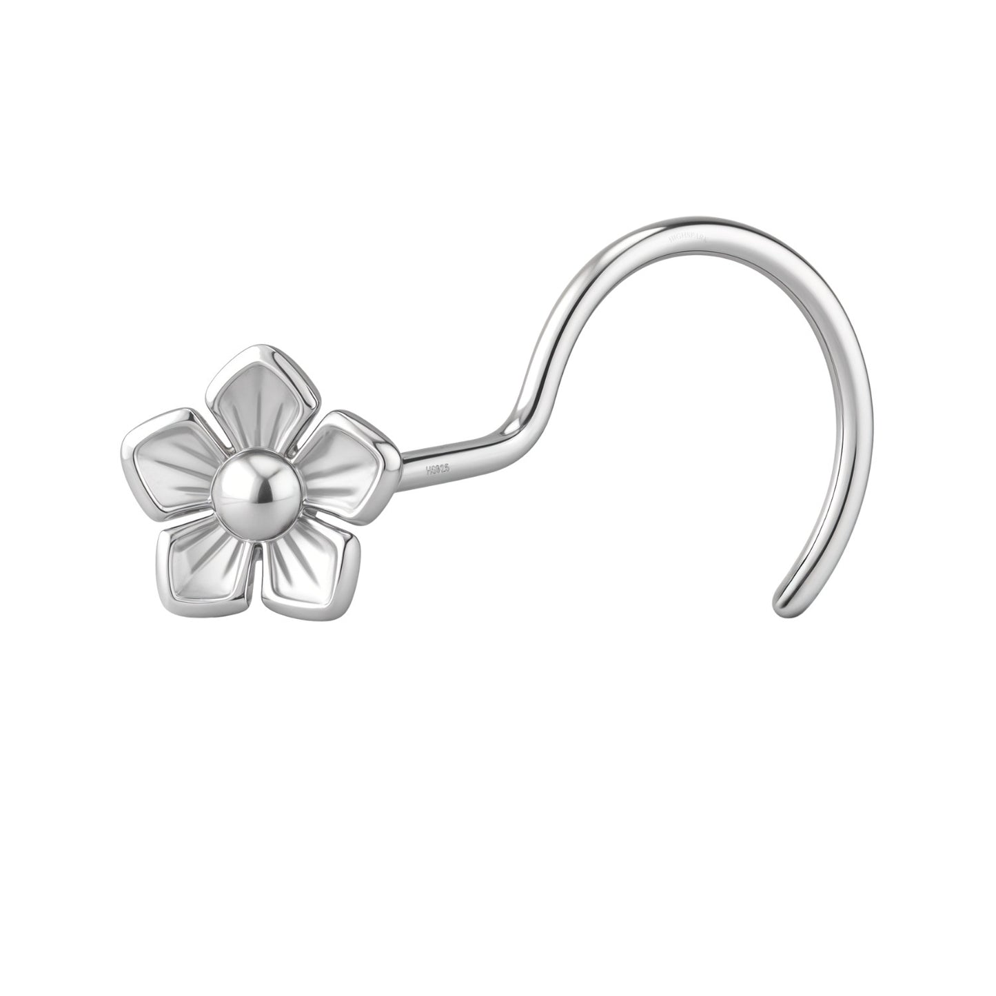 Flower Bloom Nose Pin in 925 Sterling Silver For Women HighSpark