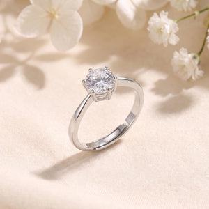 Solitaire Rings – Silver Jewellery
