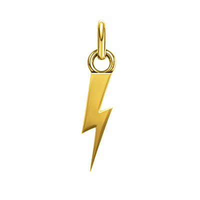 Light It Up Spark Pendant With Chain in 925 Sterling Silver With 18k Gold Finish HighSpark