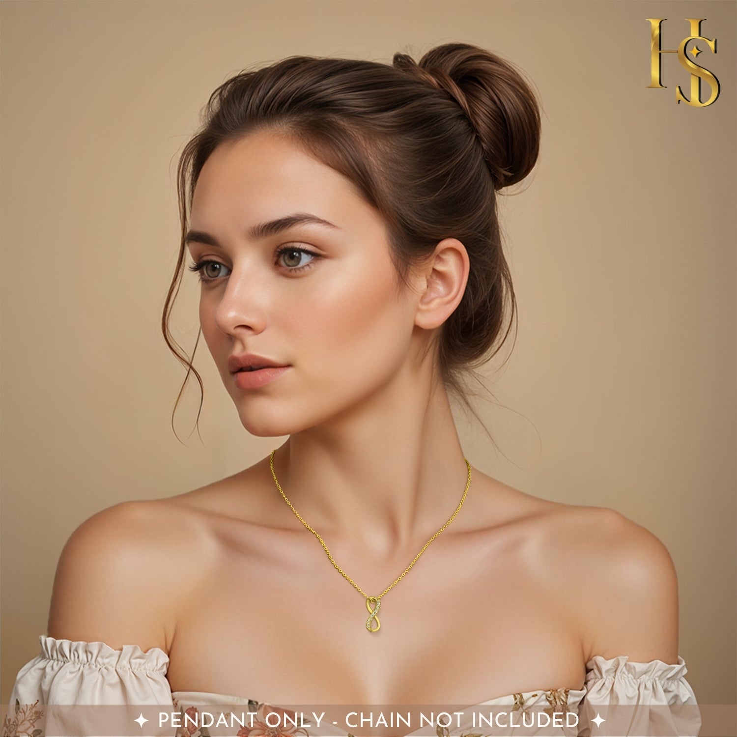 Limitless Infinity Pendant With Chain | Gold-Plated Sterling