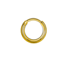 Gold-Plated Earrings for Men | Thick Hoop in 925 Sterling Silver