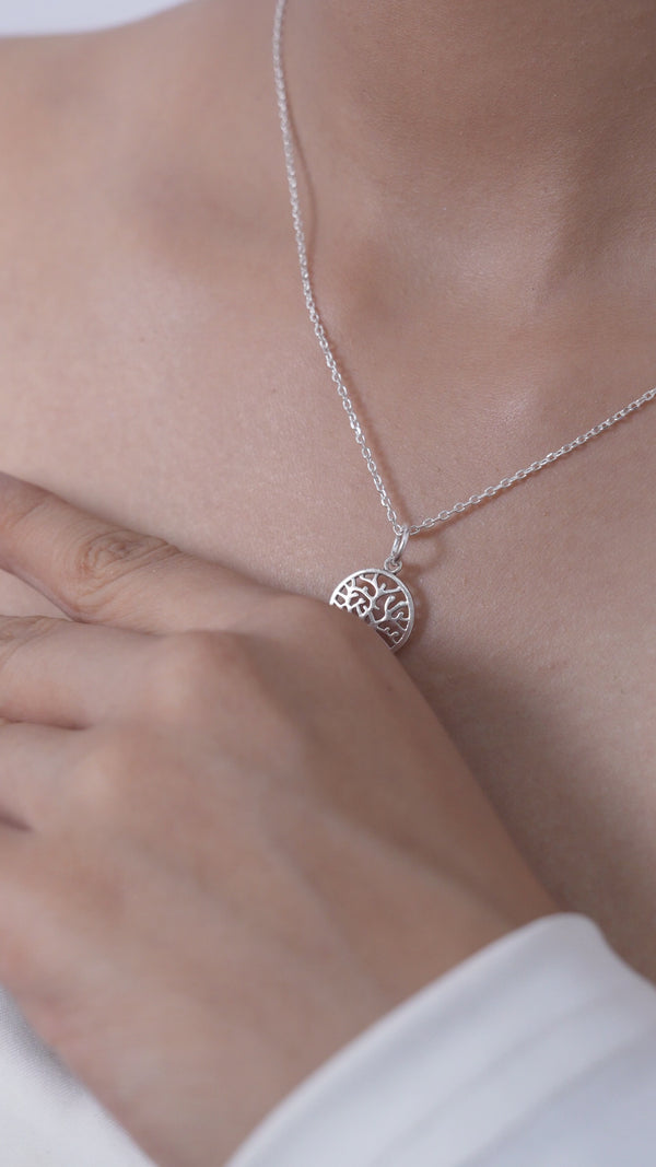 Tree of Life Pendant in 925 Sterling Silver for Women