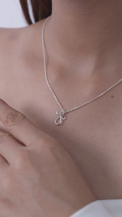 Infinity Cross Pendant Necklace for women