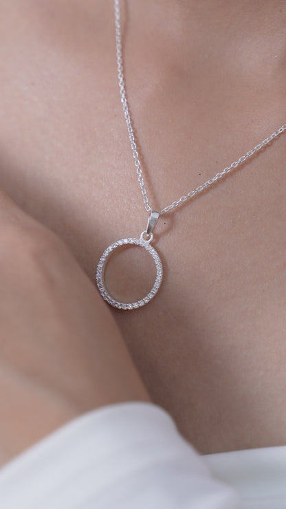 Circle Of Life Locket Pendant in 925 Sterling Silver