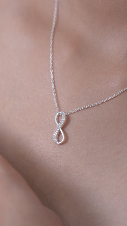 Limitless Infinity Pendant in 925 Sterling Silver for Women