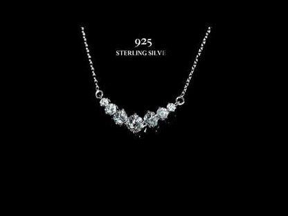 Moissanite Solitaire Necklace in 92.5 Sterling Silver With Diamond like Brilliance Zirconia