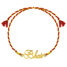 Signature Bhai Gold-Plated Silver Rakhi – 925 Silver