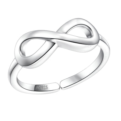 Solitaire Adjustable Ring 'Sparkling Martini' for women in 92.5 Silver HighSpark