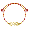 BroCode 18k Gold Finish Silver Rakhi for Brother – 925 Silver