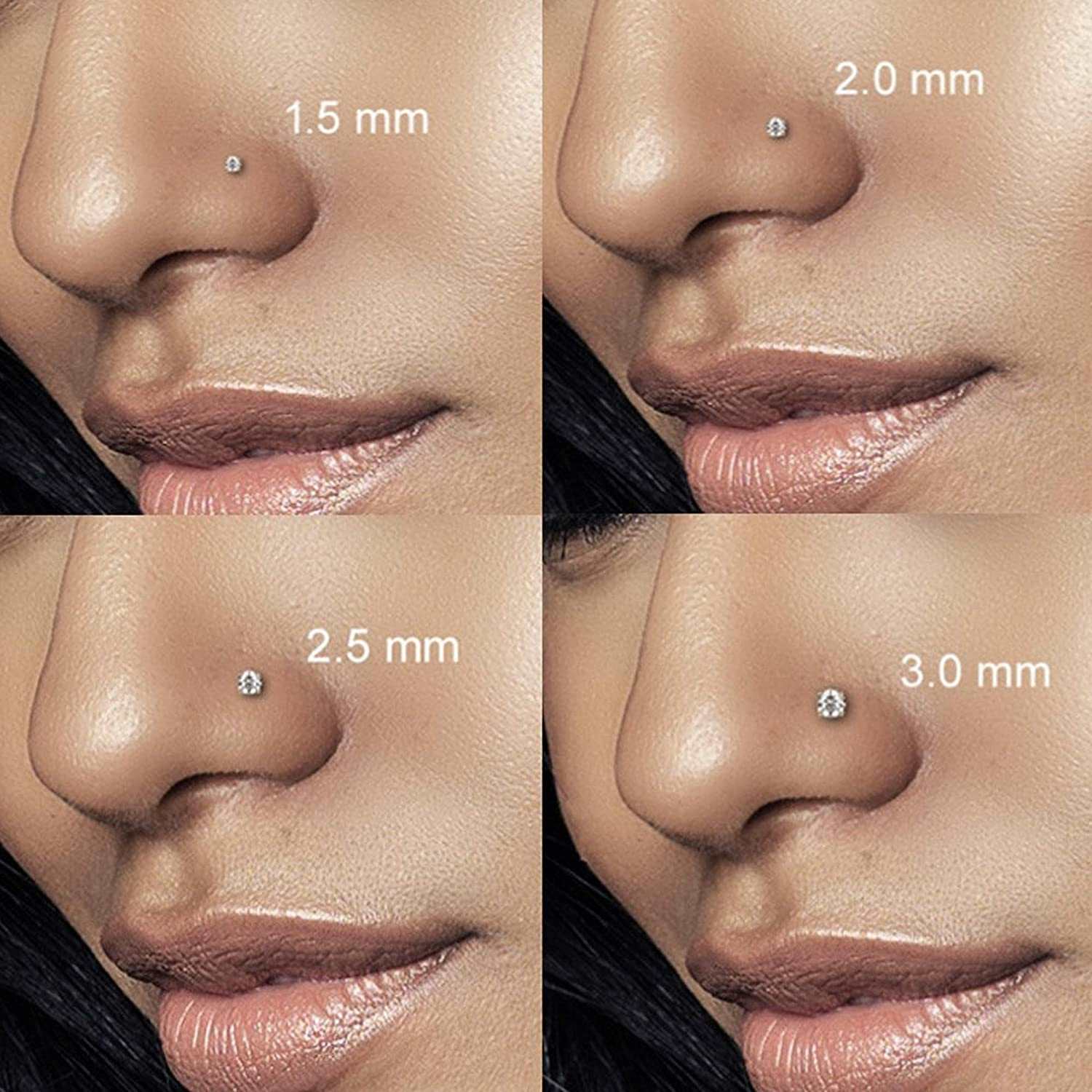 1Pc Minimalist S925 Sterling Silver Nose Ring Piercing Trendy Unisex Daily  18k Gold Plated Fine Jewelry Gift | SHEIN USA