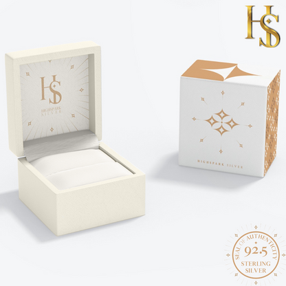 Solitaire Gold Square Stud Earrings in 92.5 Silver - Princess Cut - Brilliant Swiss Zirconia - 18k gold Finish