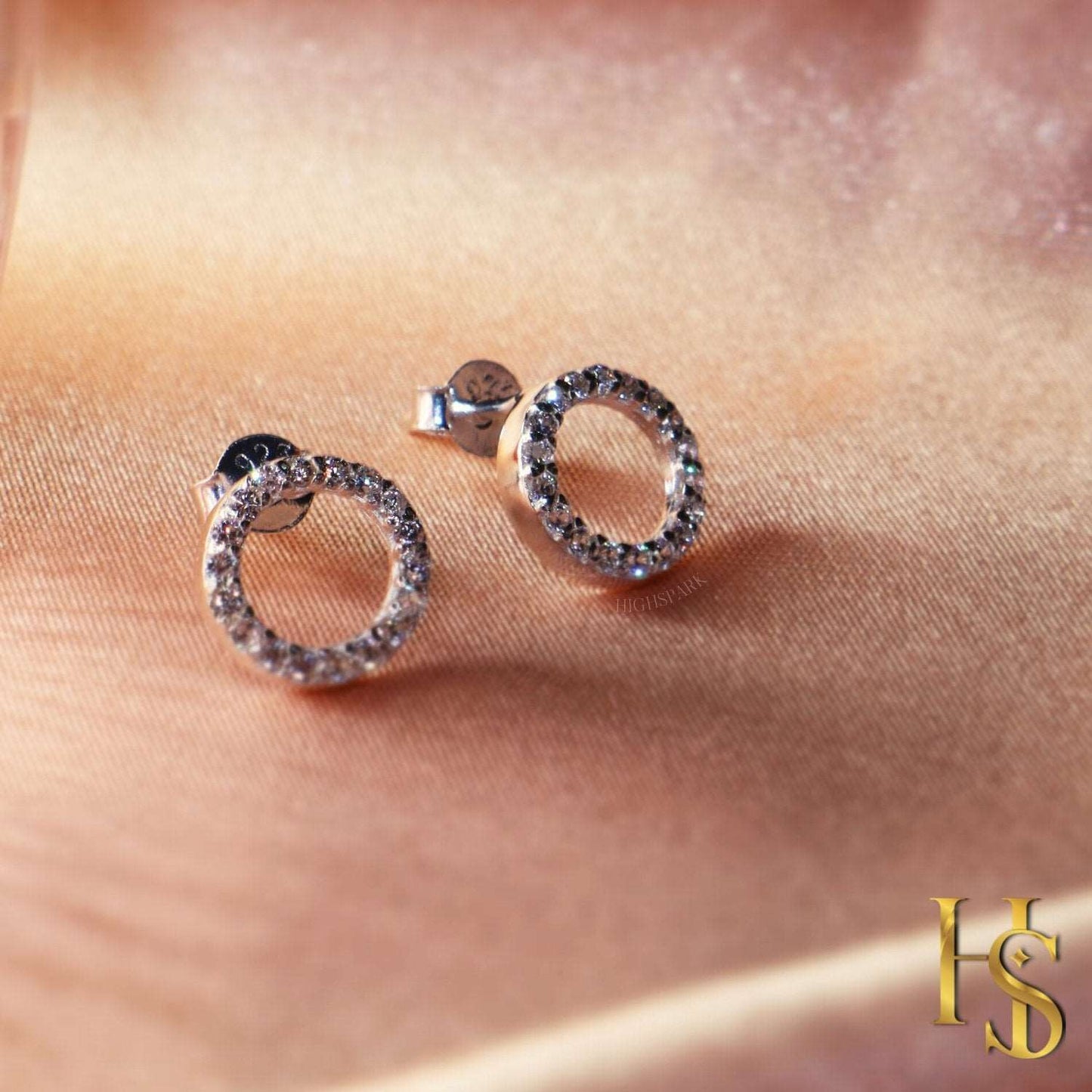 Circle of Life Earrings - 92.5 Silver - Celebrity  Earrings - Unity, Wholeness and Completeness
