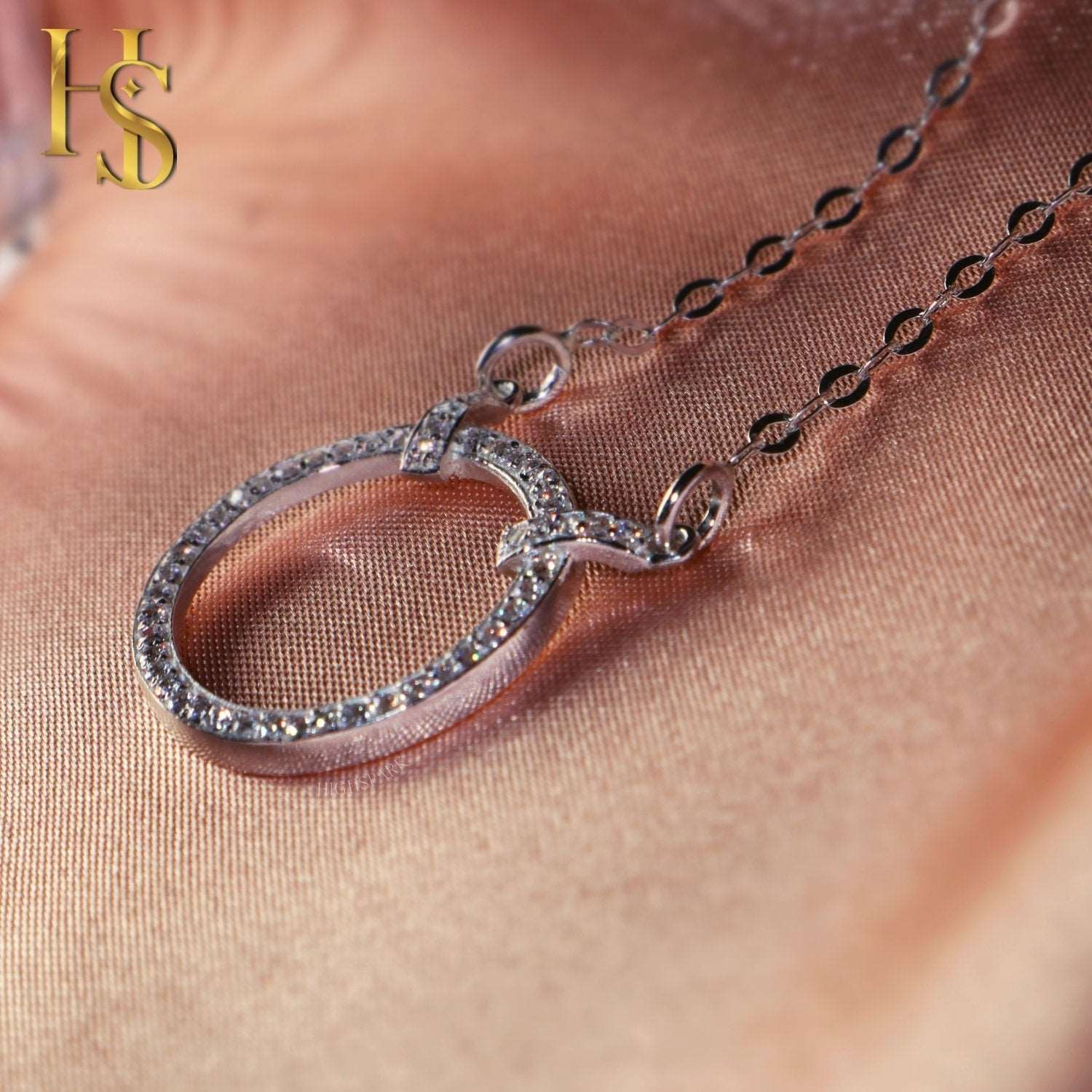 Buy Silver Ring Necklace, Wedding Ring Necklace, Diamond Ring Necklace,  Diamond Promise Ring Charm Online in India - Etsy
