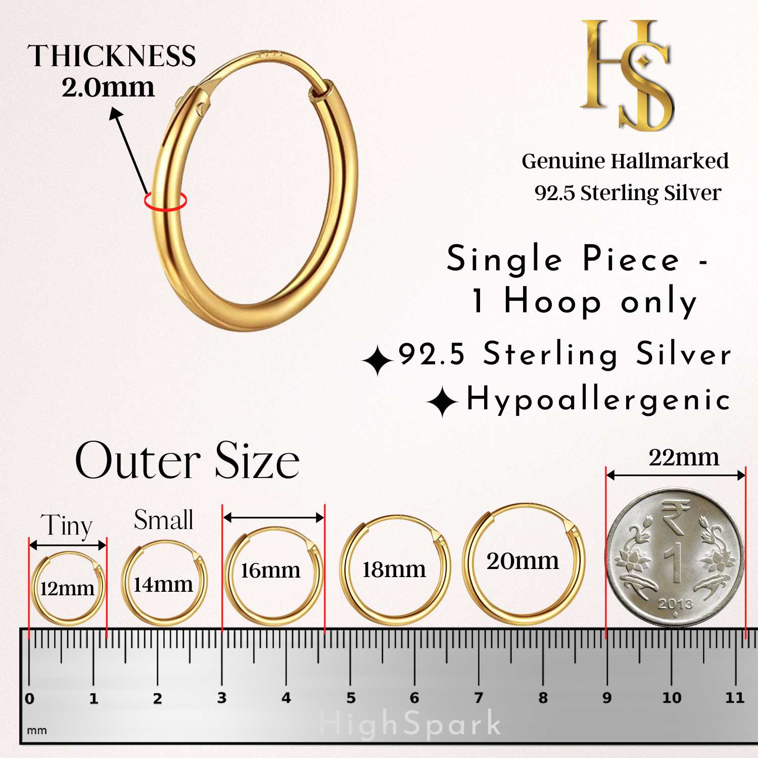 14K Yellow Gold Inside Out Diamond Hoop Huggie Earrings for Men and Women 1  Carat 405816