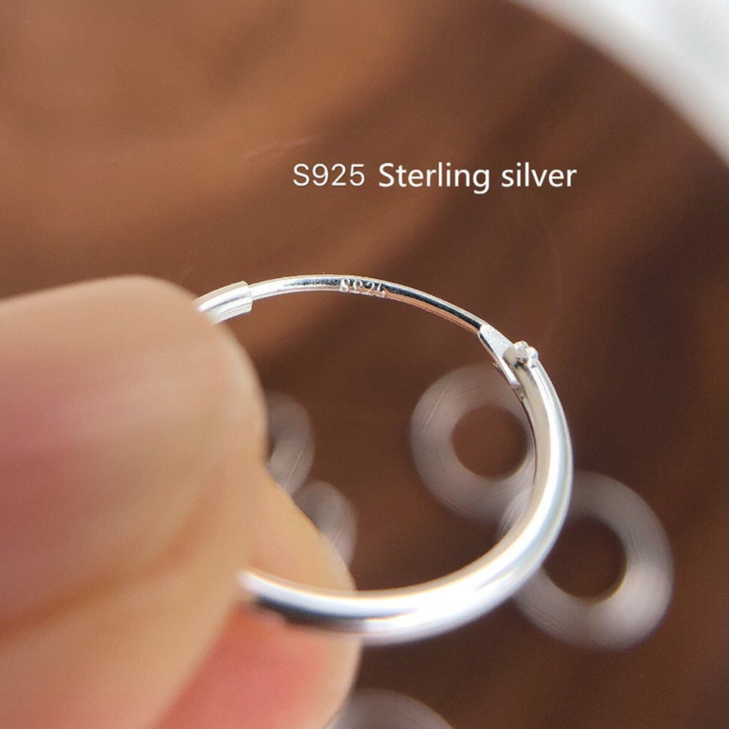 Amazon.com: 925 Sterling Silver Double Twist Hoop Earrings for Single  Piercing | Small Spiral Cartilage Hoop Earring | Double Piercing Earrings  for Women : Handmade Products