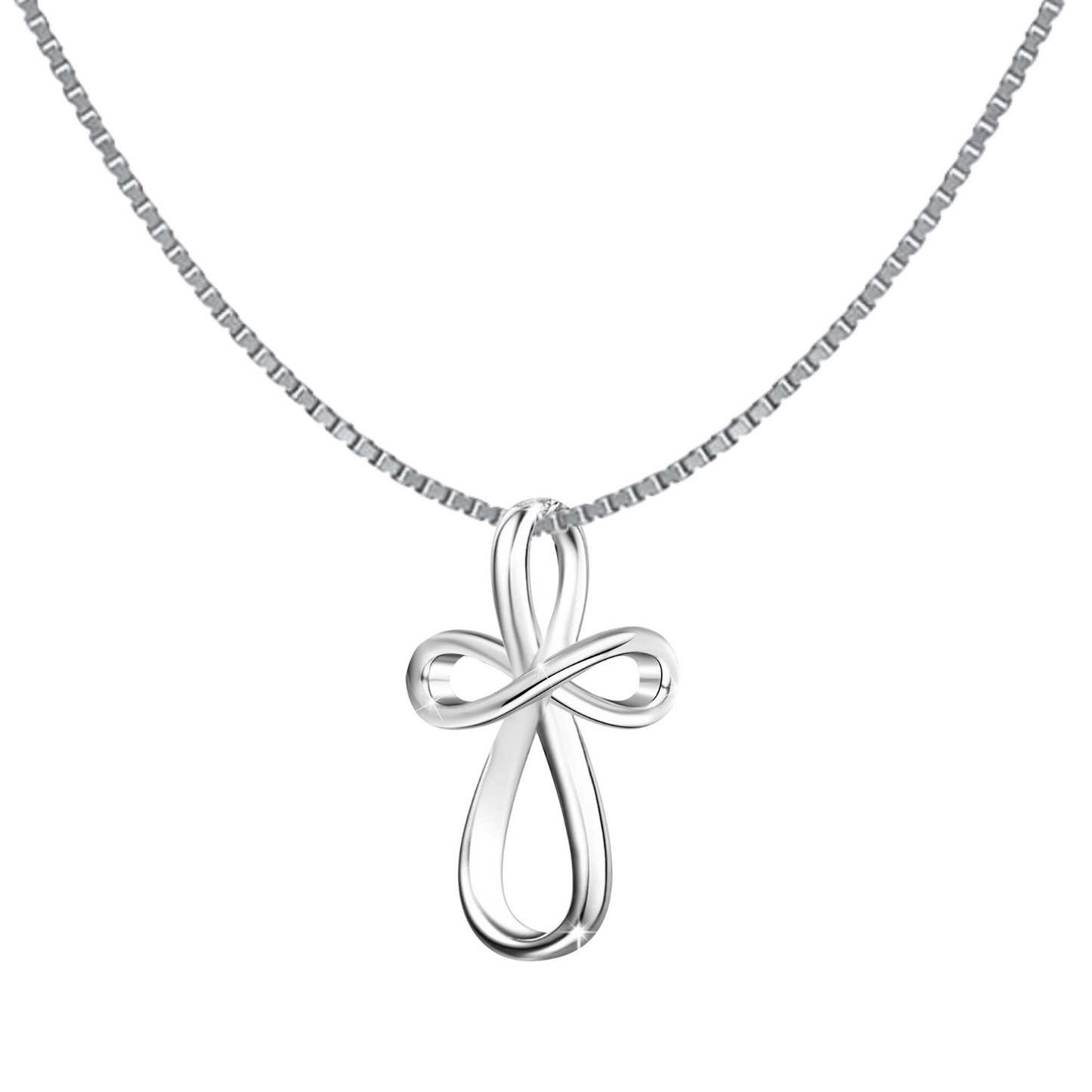 Infinity Cross Pendant Necklace for women – HighSpark