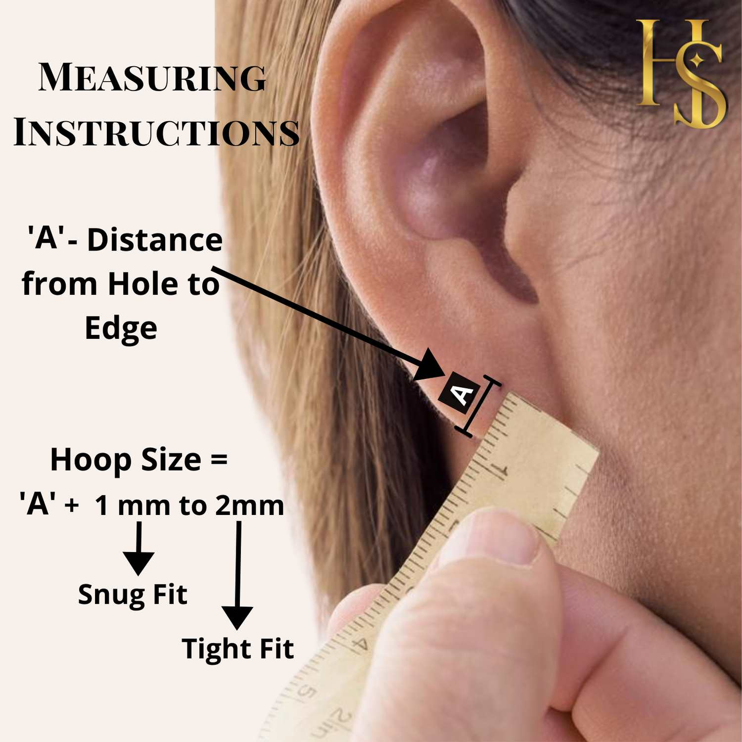 Classic Hoop Earrings in 92.5 Sterling Silver - 1.2mm Thickness - Small Sizes 10mm to 20mm